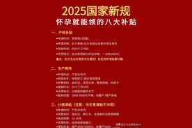 2025年5月新规：怀孕了，这些津贴钱别忘领图片