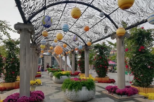 北京世界花卉大观园 四季繁花的梦幻天地