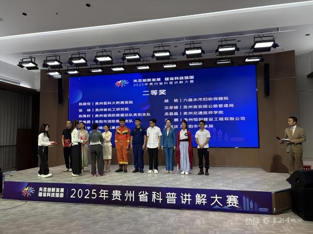 聚焦前沿科技与贵州特色 2025年贵州省科普讲解大赛落幕