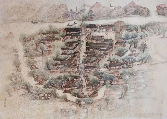 沉在万佛湖底的“梅河古镇”长啥样？全景图浮出水面！