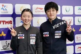 同时锁定世界杯奖牌！张本智和兄妹写就一段乒坛佳话图片