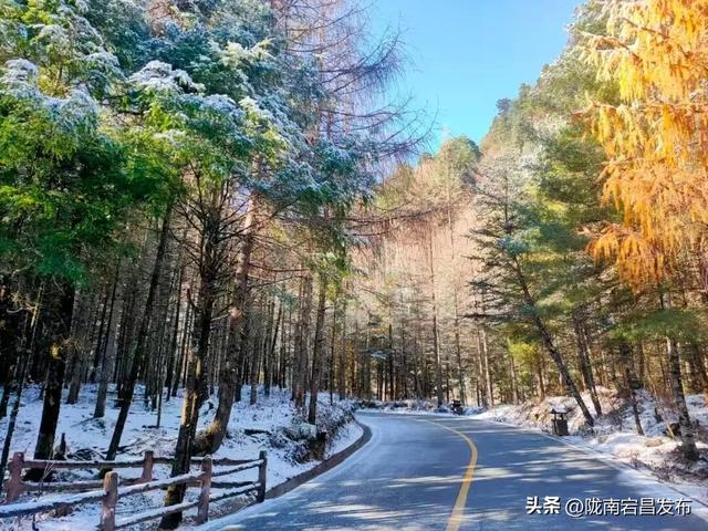 陇原赏秋韵，冬游官鹅沟