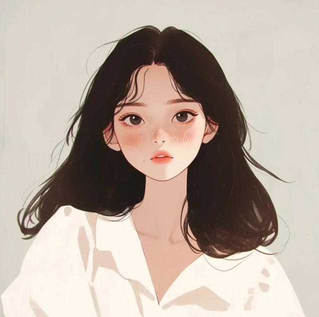 简单气质女生头像