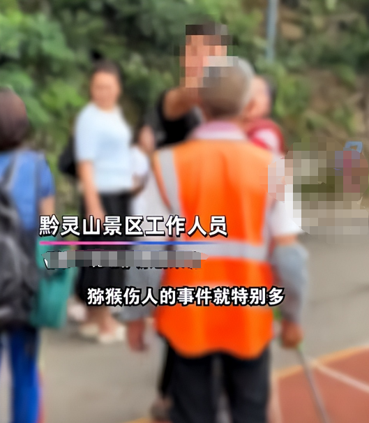 游客辱骂驱猴大爷，景区回应