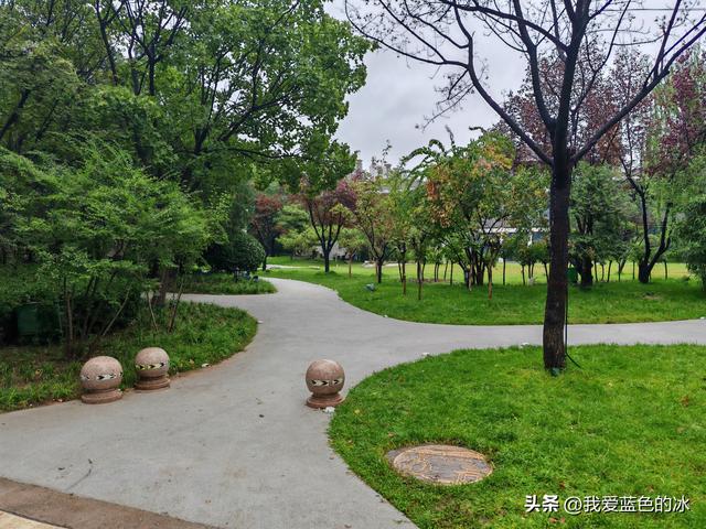 在邯郸住三天，每天餐后在邯郸这家花园式酒店院子里散散步真惬意