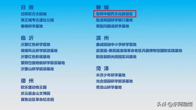 全省首批60家！东阿1处入围