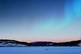 黑龙江地区出现神秘极光，大地震的预兆？图片