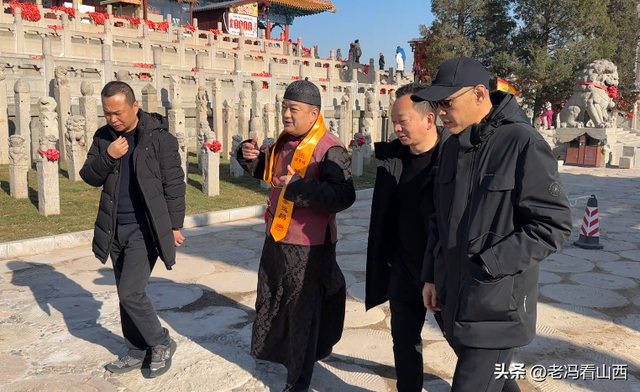 江苏省淮安文旅集团一行在中国清徐关帝城考察交流