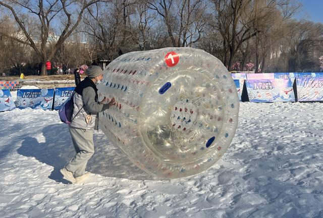 玉渊潭公园第十七届冰雪季启幕 全新百米冰滑梯领衔冬日畅玩