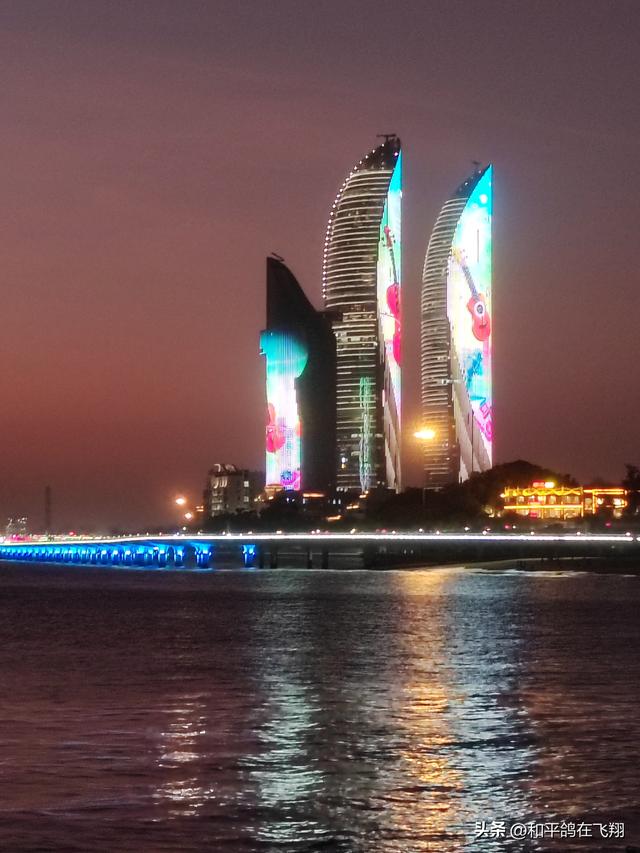 厦门海滨的落日之梦