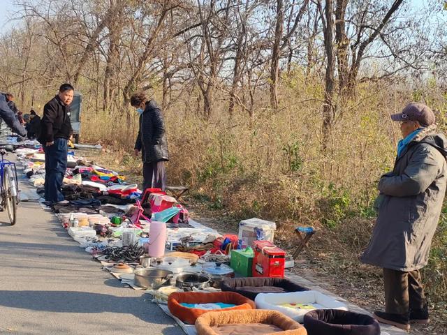 记录德州：岔河河堤上的大集，人山人海，异常热闹