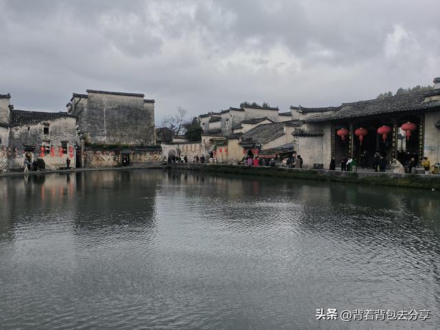 世界文化遗产，徽派建筑特色景观，被誉为中国画里的乡村•宏村
