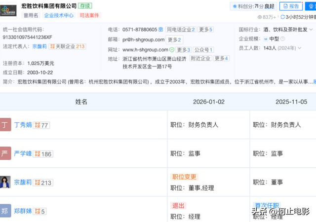 官媒发文！宗馥莉重回宏胜，让亲叔宗泽后和整个商界彻底沉默