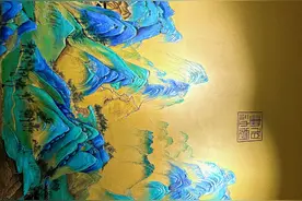 长春一所中学师生绘制了《千里江山图》，绝！图片