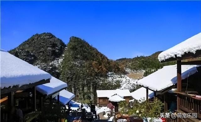 湖北冬日魔法表演，恩施大峡谷雪景如仙境，那抹雪白你在哪遇见的