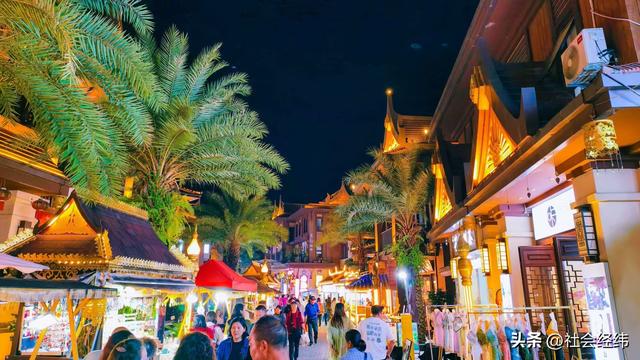 边境黎明之城藏古韵，芒市傣族古镇，一站式感受傣文化魅力