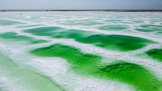 青海旅游-海西州-茫崖翡翠湖