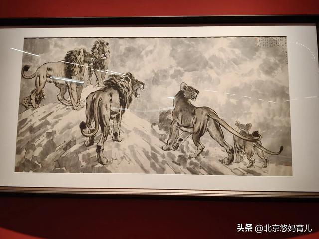 带孩子去中国美术馆参观“人民必胜”主题展,爱国主义教育太深刻