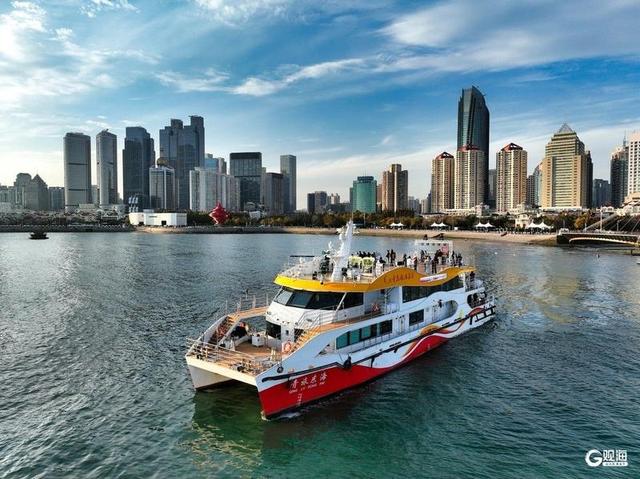 喂海鸥、赏夕照，青岛海上观光迎来最佳时节
