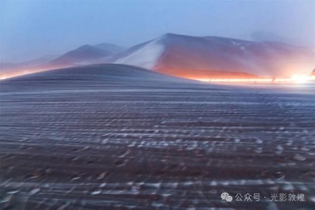 【敦煌第二场雪】月牙泉风雪交加景致极为震撼