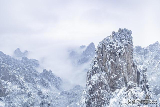 黄山“五绝”之一的冬雪,只有50天观赏期。