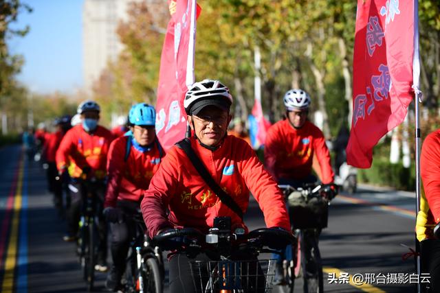 信都区总工会：七里河绿道上的骑行狂欢