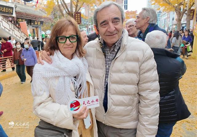 西班牙国际友人到访天水黄金大道 体验国人初冬浪漫狂欢活动!