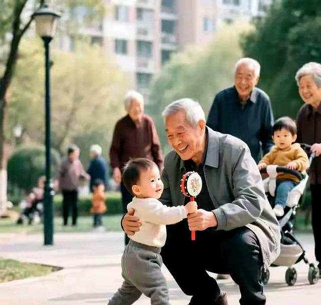 发现了没，凡是家里添了孙子，大部分老人都会发生以下变化