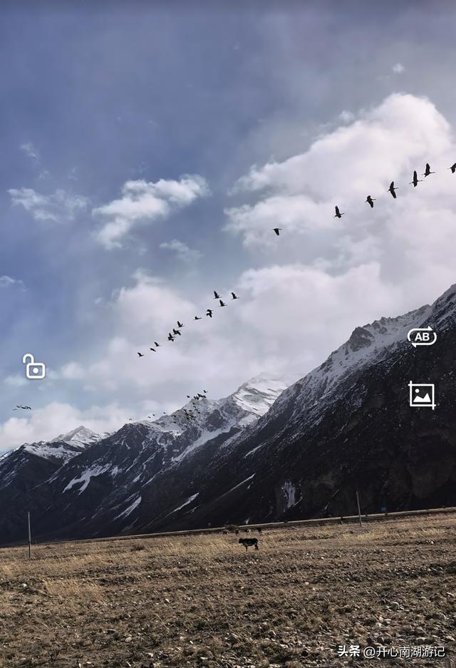 喀什经317到成都，边坝-洛隆，看祥格拉冰川，登顶观三色湖