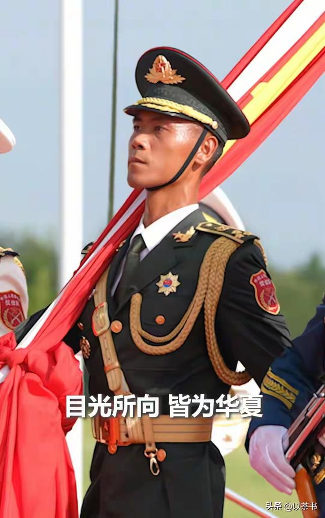 九三阅兵唯一擎旗手张威：河南农村小伙到天安门的27年