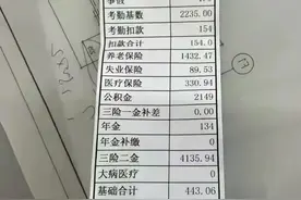 这工资都对不起这么长的工资条图片