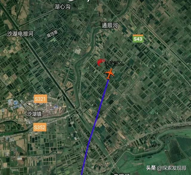 刚刚，8月30日6点54分，一架广州飞呼和浩特航班到达湖南株洲上空