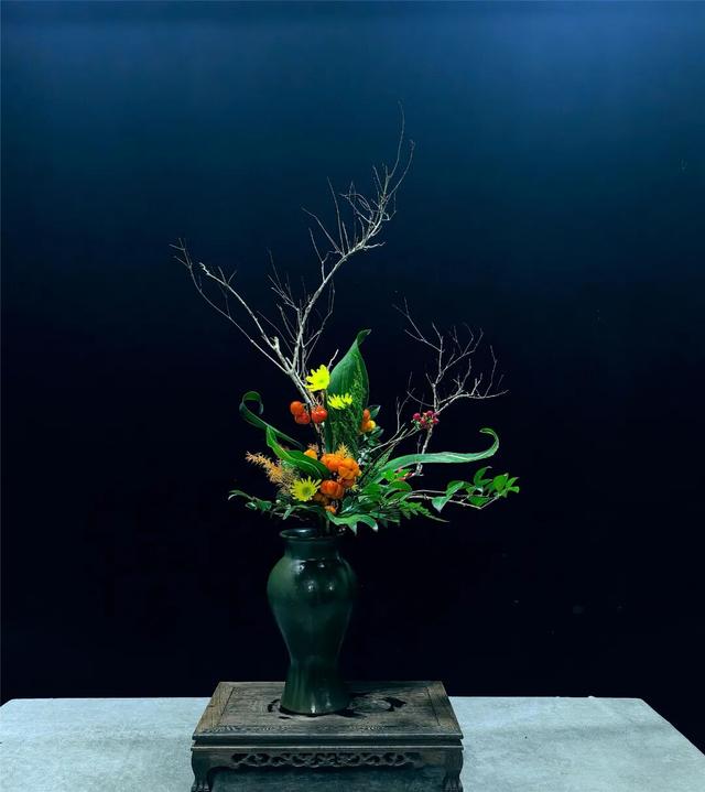 30个名师菊花插花作品，带你赏尽秋日好风景