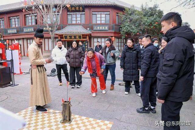 冬至大集燃炸开场！东阿中医药文化旅游区热闹到沸腾！