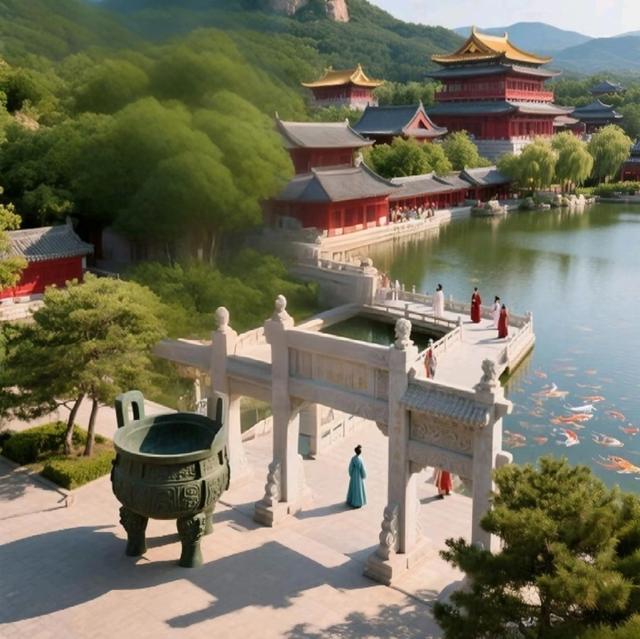 我是上海人，旅游景点华夏城，矿坑改的有生态味