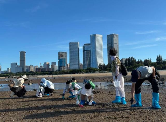 厦门岛内赶海宝藏地点推荐，五缘湾沙滩，黄厝海滨浴场，不可错过
