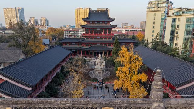 南京毗卢寺｜一场被银杏染金的秋日静心之旅