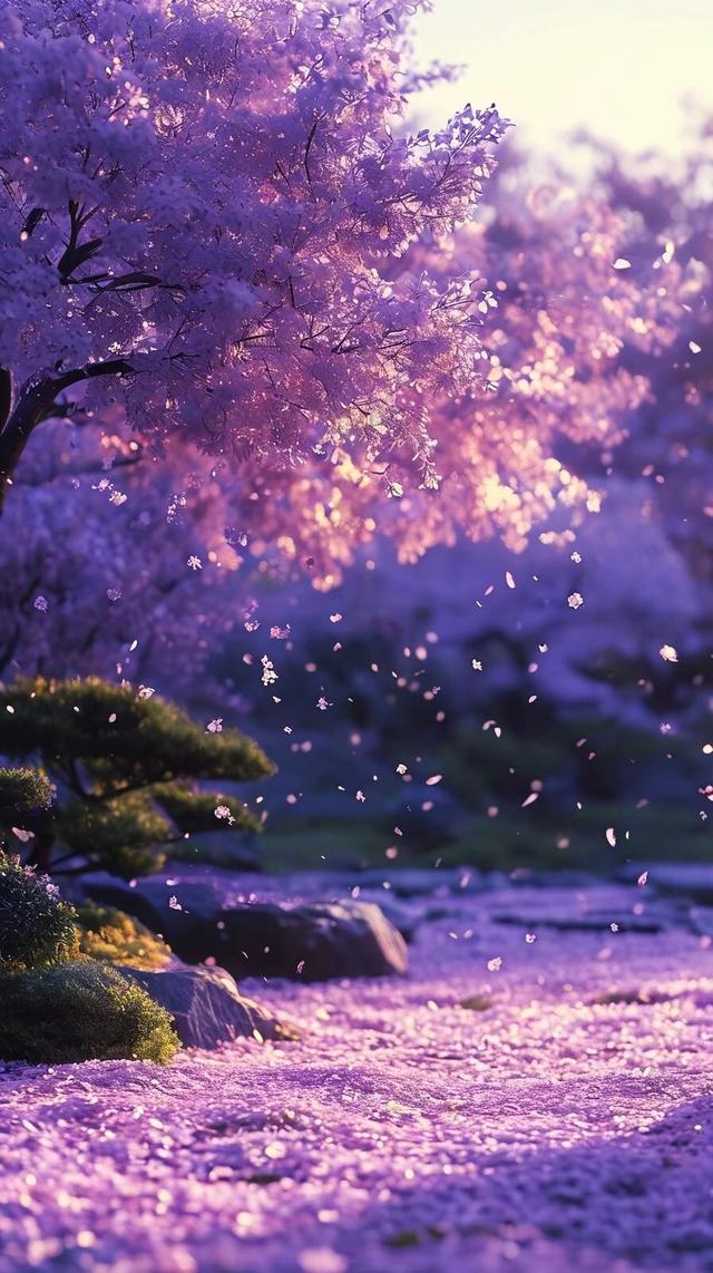 #风景如画，春暖花开，绿树成荫，美如仙境