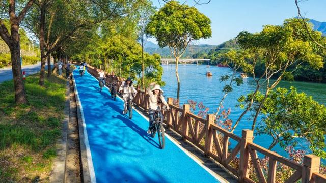 从化藏着 “天然氧吧绿道”！青山映溪畔，骑行漫步吸氧太治愈