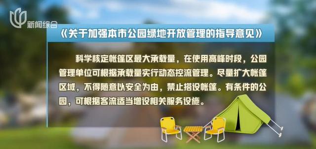 上海确认: 不得随意以安全为由,禁止搭设帐篷 公园里密密麻麻全都是天幕,曾爆发冲突