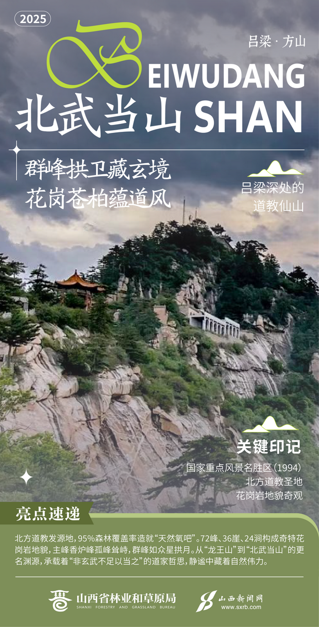 海报丨山西“国字号”山水图谱！6座胜境，各有各的惊艳