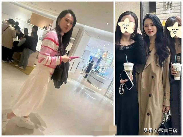 伊能静本人没网上吹得那么年轻 虽然打扮得很粉嫩 看脸就是50多岁