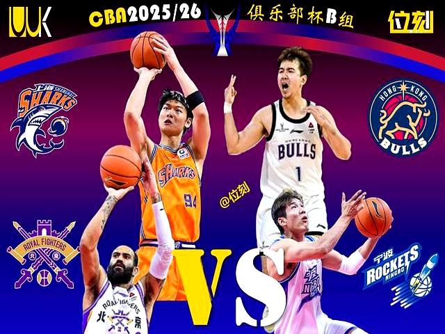 CBA俱乐部杯3组12队出线概率：山西85%广东90%，浙江65%，上海75%