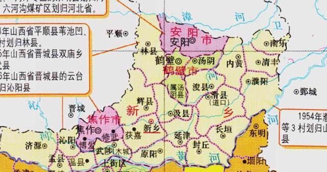 焦作市的区划变动，河南省的重要城市，为何有10个区县？