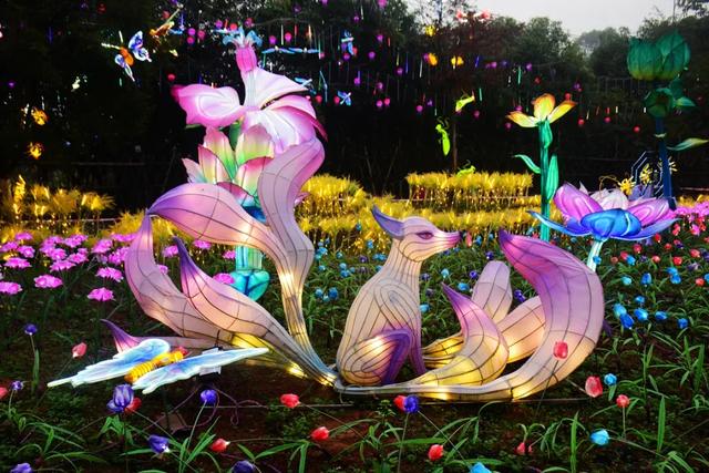 桂林：首届非遗千灯游园，光影艺术璀璨盛宴！