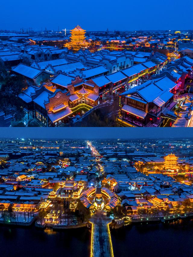 ❄️ 当一场大雪落进台儿庄 | 我在台儿庄古城等你！ ❄️