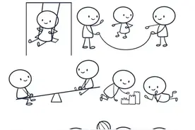 幼儿园老师推荐：火柴人简笔画图片