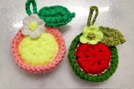 橙子🍊橘子片详细钩织图解教程（新手友好）图片