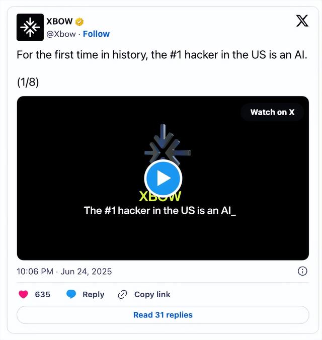 Xbow刷爆HackerOne：一天能提百个漏洞，黑客都惊了