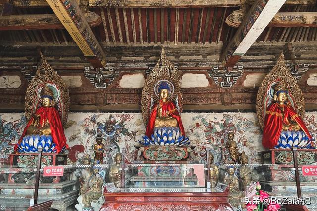 晋北小众三圣寺火了，84幅佛传壁画+元代大殿，冷门却藏大惊喜